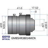 2/3-inch Format Ultra-High Resolution 5 Megapixel Lens
